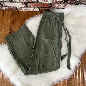 Ambiance apparel Wide leg linen pants